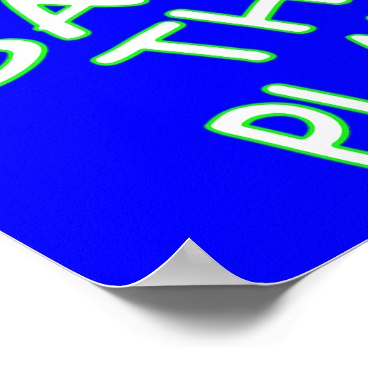 De planeet opslaan poster (Hoek)