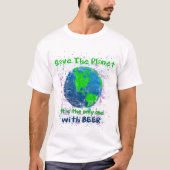 De planeet opslaan t-shirt (Voorkant)