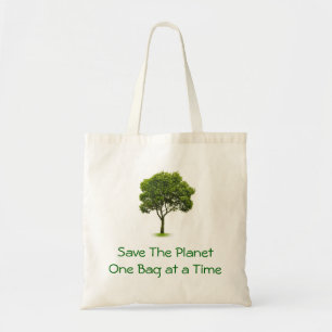 De planeet opslaan tote bag