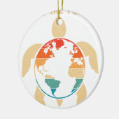 de planeet redden keramisch ornament (Links)