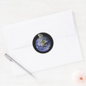 De planeet ronde sticker (Envelop)