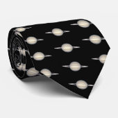 De planeet Saturn Stropdas (Opgerold)