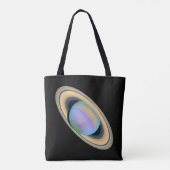 De planeet Saturn Tote Bag (Achterkant)