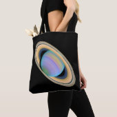 De planeet Saturn Tote Bag (Dichtbij)
