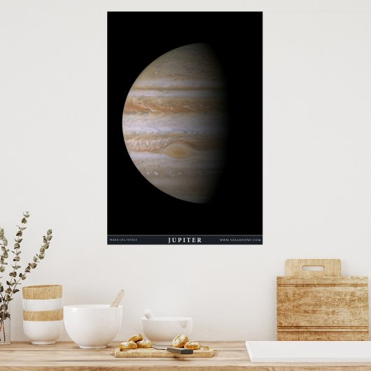 De Planet Jupiter Poster (Keuken)