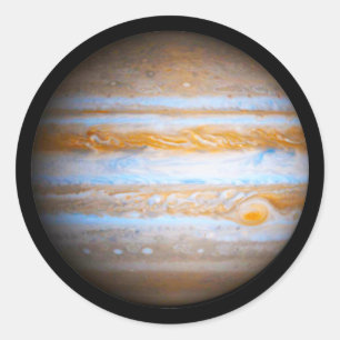 De Planet Jupiter Ronde Sticker