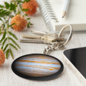 De Planet Jupiter Sleutelhanger (Zijkant)
