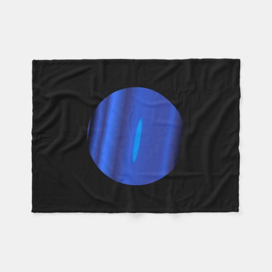 De Planet Neptune Fleece Deken (Voorkant (Horizontaal))