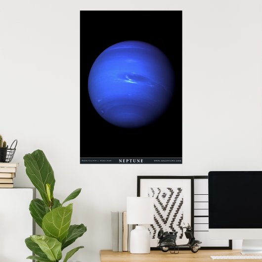 De Planet Neptune Poster (Thuiskantoor)