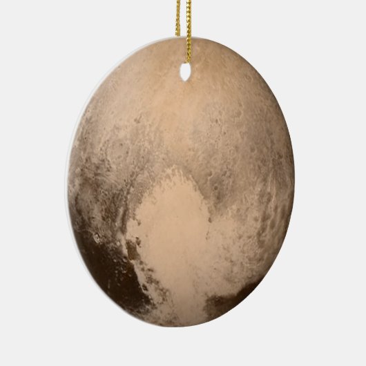 De Planet Pluto Keramisch Ornament (Rechts)