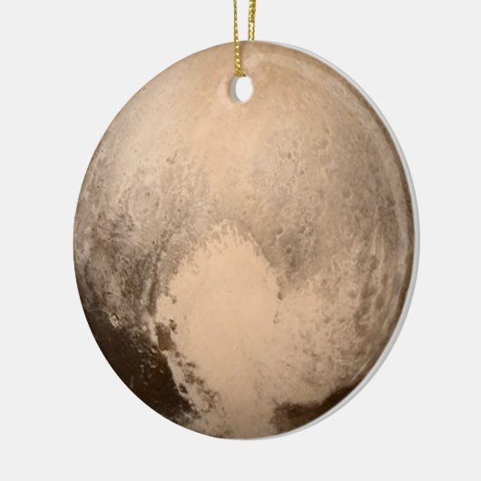 De Planet Pluto Keramisch Ornament (Links)