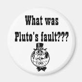 De Planet Pluto Magnet (Voorkant)