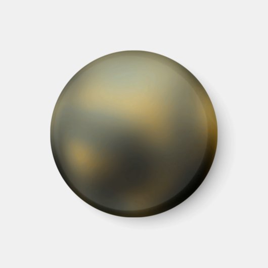 De Planet Pluto Magnet (Voorkant)