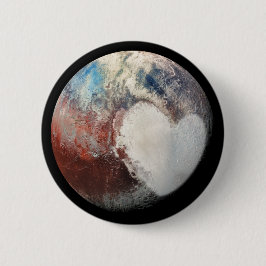 De Planet Pluto Ronde Button 5,7 Cm