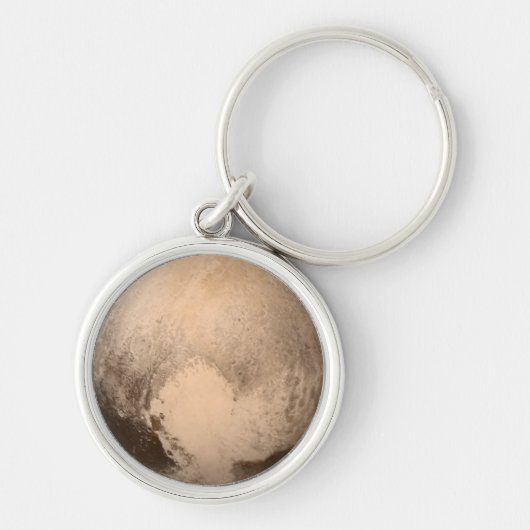 De Planet Pluto Sleutelhanger (Voorkant)