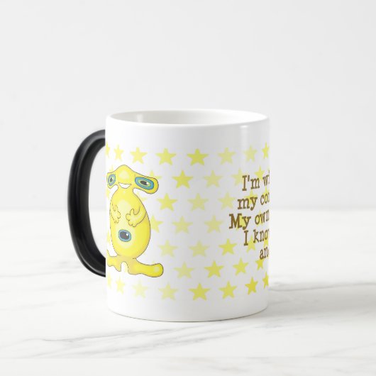 De Planet PODZ™ - "RAM's" morphing-Mok Magische Mok (Voorkant links)