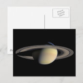 De Planet Saturn van Cassini Orbiter Briefkaart (Voorkant / Achterkant)