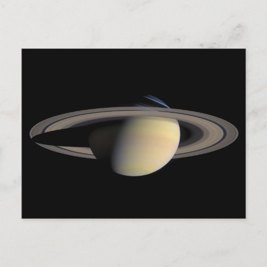 De Planet Saturn van Cassini Orbiter Briefkaart (Voorkant)