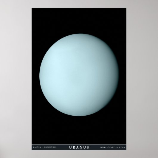 De Planet Uranus Poster (Voorkant)