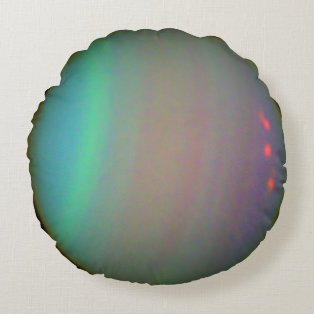 De Planet Uranus Rond Kussen (Voorkant)
