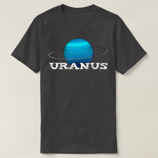 de Planet Uranus T-shirt (Design voorkant)