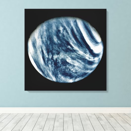 De Planet Venus Canvas Afdruk (Insitu (Houten vloer))