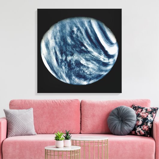 De Planet Venus Canvas Afdruk (Insitu (Woonkamer))