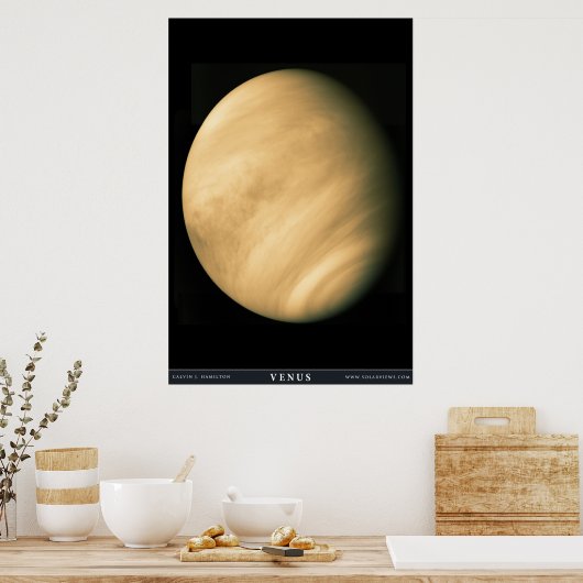 De Planet Venus Poster (Keuken)