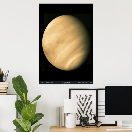 De Planet Venus Poster (Thuiskantoor)