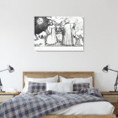 De planetaire systemen canvas afdruk (Insitu (Slaapkamer))