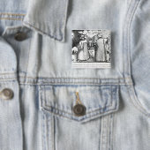 De planetaire systemen vierkante button 5,1 cm (In situ)