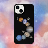 De planeten van ons zonnestelsel iPhone hoesje