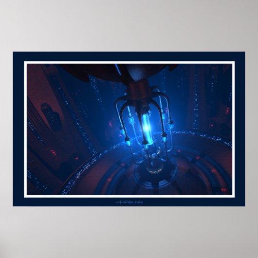 De planetkern poster (Voorkant)