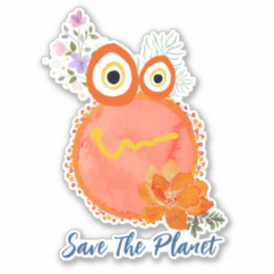 De planetsticker opslaan sticker
