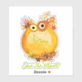 De planetsticker opslaan sticker (Vel)