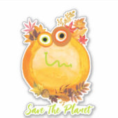De planetsticker opslaan sticker (Voorkant)