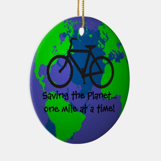 De planetversiering opslaan keramisch ornament (Rechts)