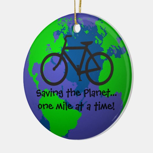 De planetversiering opslaan keramisch ornament (Links)