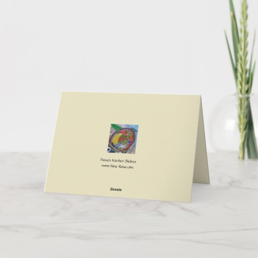 De Planken van de Keuken van Patsy Kaart (Achterkant)