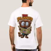 De Planner Geborduurde Patch Stijl Ontdekkingsreiz T-shirt (Achterkant)