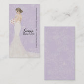 De Planner van de bruiloft kiest achtergrondkleur Visitekaartje (Voorkant / Achterkant)