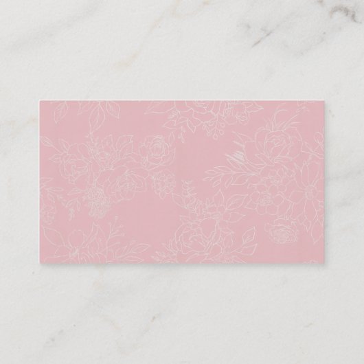 De Planner van de bruiloft kiest achtergrondkleur Visitekaartje (Achterkant)