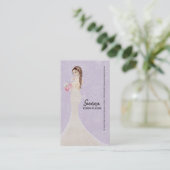 De Planner van de bruiloft kiest achtergrondkleur Visitekaartje (Staand voorkant)