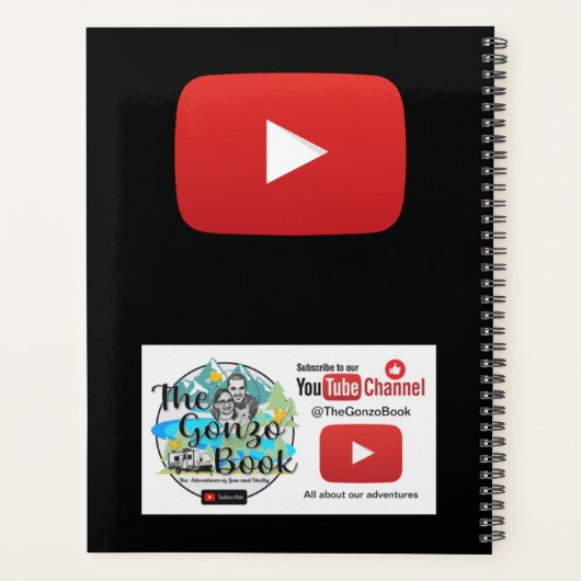 De planner van de Gonzo Book Content Creator (Achterkant)