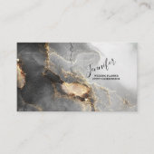 De Planner van het evenement is prachtig zwart, gr Visitekaartje (Voorkant)