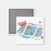 De Plano Texas Magnet (Voorkant / Achterkant)