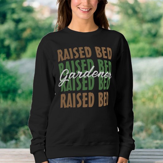 De Plant liefhebber verhoogde bed tuinman Trui