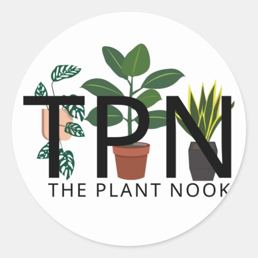 De Plant Nook Sticker (Voorkant)