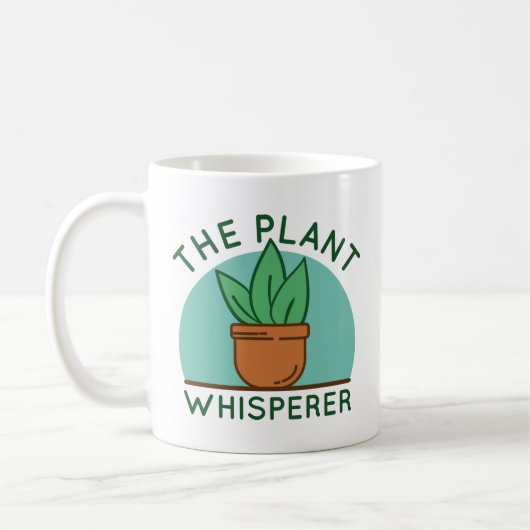 De Plant whisker Koffiemok (Links)