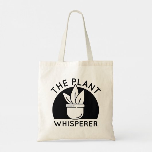 De Plant whisker Tote Bag (Achterkant)
